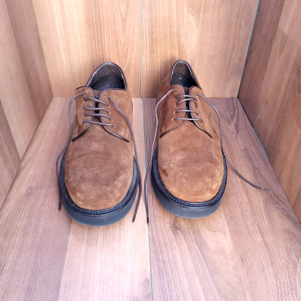 COACH MEN'S SUEDE LACE UP CASUAL SHOE 8.5M